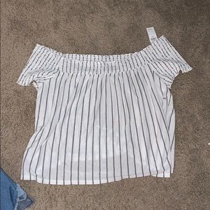 Off the shoulder shirt